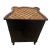 Brown Vintage Nightstand Cabinet Chest Four Drawers Bamboo / Wicker Tiki Petite Size For Sale - Image 8 of 14