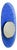 Blue Glass Mirror attributed to Ettore Sottsass for Santambrogio & De Berti, Italy, 1950s For Sale