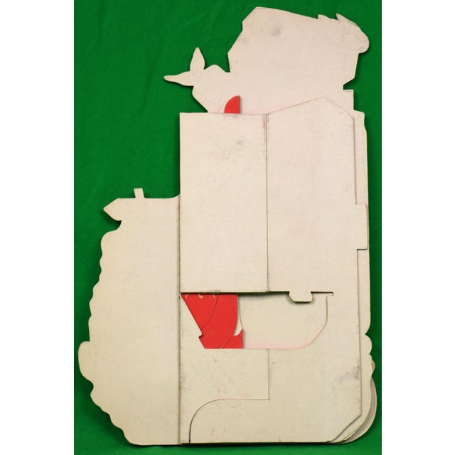 Sz: 14 3/4"H x 9 5/8"W c1950s Hand-made by Alexander Warren Montel (1921-2002)