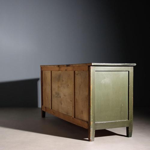 Industrial Lacquered Chest of Drawers For Sale - Image 9 of 10