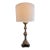Oversized Vintage Chapman Sculptural Faux Stone Table Lamp For Sale