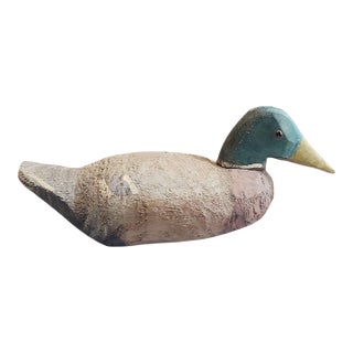Antique Folk Art Style Mallard Decoy For Sale