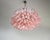 Large Murano Glass Chandelier with 101 Pink Lattimo Glass Petals, 1990s For Sale - Image 6 of 16