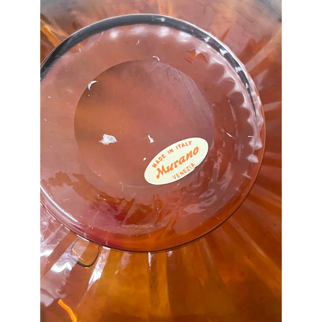 1960s Murano Glass Bowl Mid-Century For Sale - Image 5 of 6
