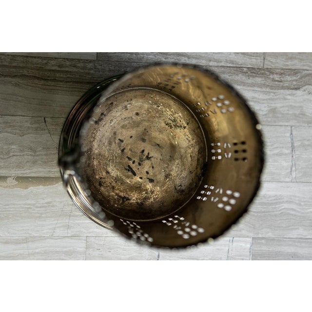 Late 19th Century Victorian English Silver Plate Wine Bottle Holder For Sale - Image 10 of 10