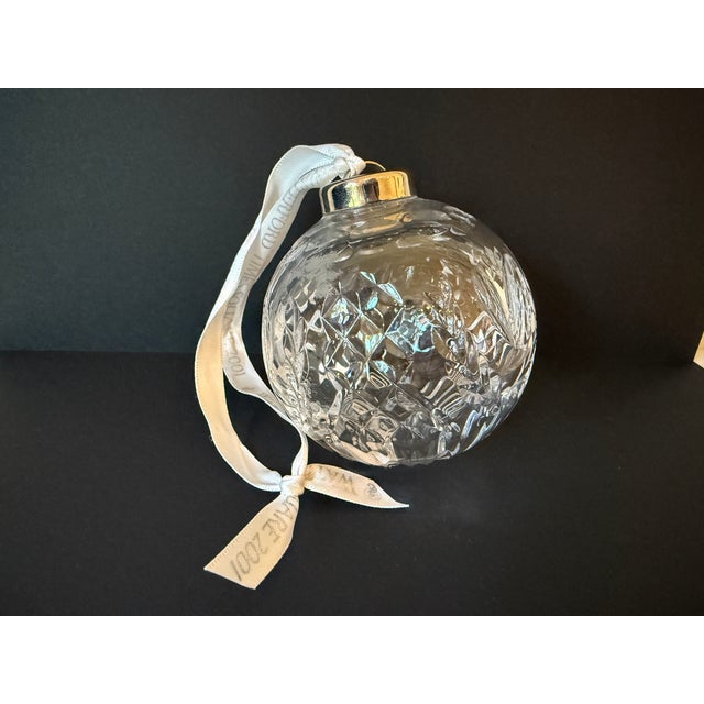 Beautiful Annual Times Square Crystal Ornament, Year 2001.