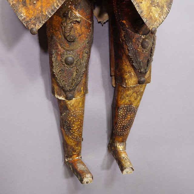 Gold Antique Sicilian Opera Dei Pupi Theater Marionette, Ca. 1930s For Sale - Image 8 of 11