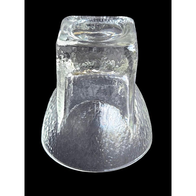 Transparent 1960s Libbey Glass Textured St. Regis "On-the-Rocks" Tumblers, Set of 6 For Sale - Image 8 of 10