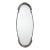 Jamie Young Margaux Mirror in Antique Silver For Sale