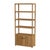 Brown Lark 32 in. W x 72 in. H Wood 4 Tier Etagere Bookcase, Natural For Sale - Image 8 of 8