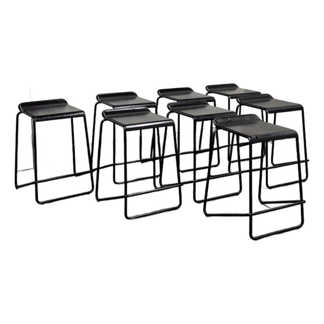Blu Dot Ready Counter Stools, Set of Eight For Sale