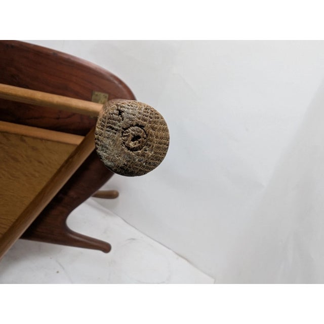 1950s Authentic Hans Wegner Valet Chair Jh540 Johannes Hansen Teak/Oak Stamped - MCM For Sale - Image 17 of 18