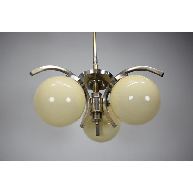 Art Deco Chandelier, 1930s For Sale - Image 3 of 14
