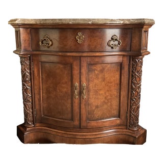 Henredon Marble Top Nightstand For Sale