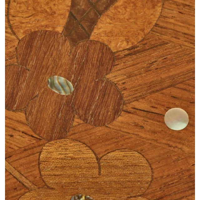 Jules Leleu, French Art Deco, Rosewood, Abalone, Rare Dining Table, France, 1930s For Sale - Image 12 of 18