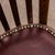Classic Bistro Red Upholstered Dining Chairs, 1950s For Sale - Image 10 of 12