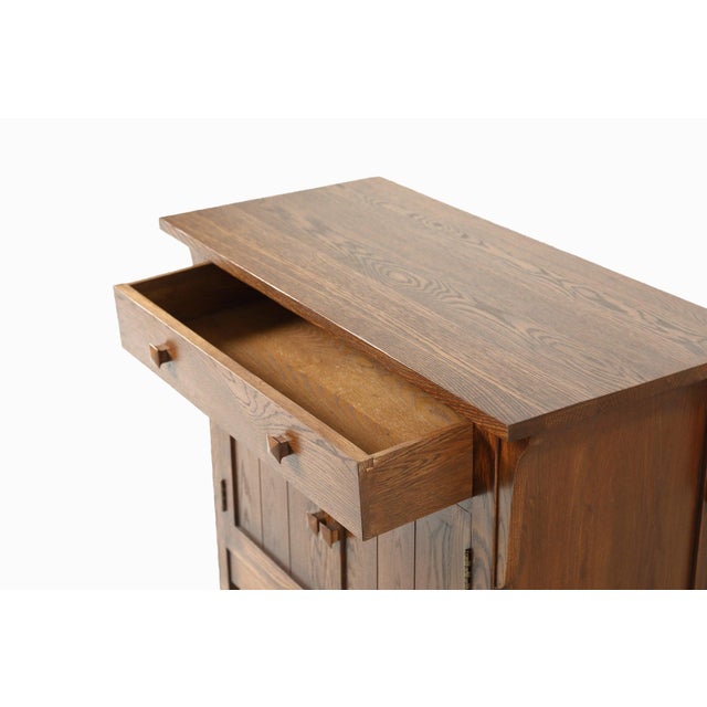 Mission Oak Cabinet - Walnut For Sale - Image 9 of 10