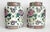 Offering a matching pair of large vintage Chinese porcelain ginger jars, circa Mid 20th Century. They are executed in the...