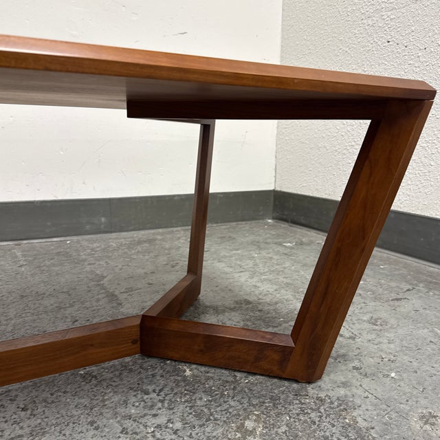 Copeland Furniture Fusion Rectangular Walnut Coffee Table For Sale - Image 11 of 12