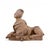 Neoclassical 18th Century European Pair of Terracotta Sphinexes For Sale - Image 3 of 4