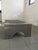 Post-Modern Green Patinated Wood and Stainless Steel Coffee Table, 1970s For Sale - Image 12 of 16