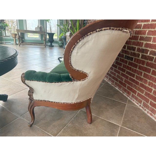 Victorian Mid 19th Century Victorian Sofa For Sale - Image 3 of 5