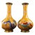 Pair of Vintage Chinese Cloisonné "Dragon & Phoenix" Vases - 3750g For Sale