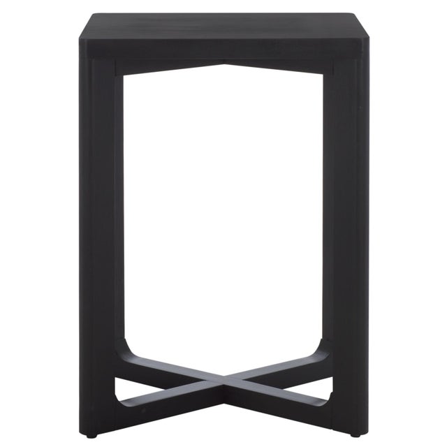 Black Akai Accent Table in Black For Sale - Image 8 of 8