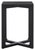 Black Akai Accent Table in Black For Sale - Image 8 of 8