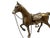 Brass Rustic Brass Horse Figurine For Sale - Image 8 of 8