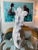 Vintage Plaster White Lacquered Modern Large Horse Head Statue For Sale In West Palm - Image 6 of 12