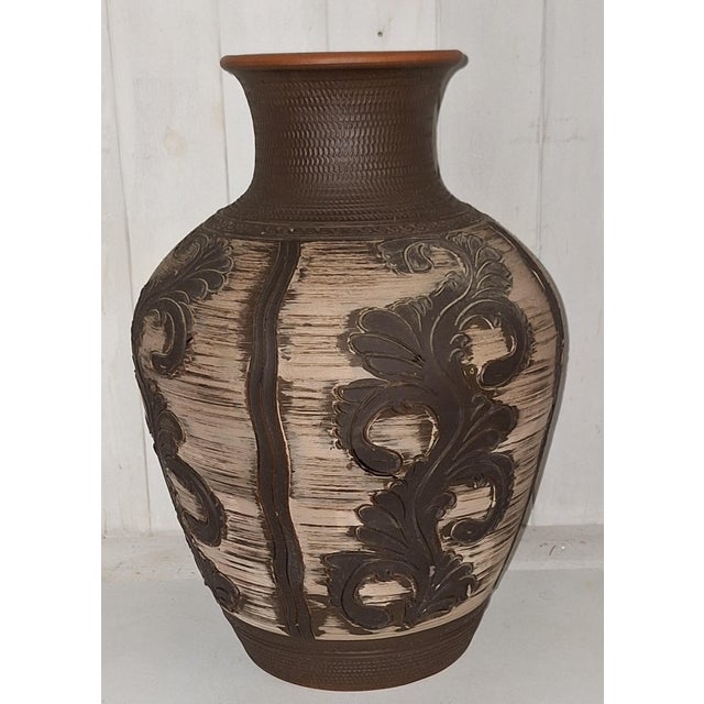 1970s Vintage German Ceramic Vase, 1970s For Sale - Image 5 of 5