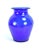 Brilliant and bright hand blown glass vase by Blenko. In a rich cobalt blue, ideal as a flower vase. Has the original...