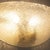 1980s Handmade Murano Glass Wall Sconce in Clear Color, Artistic Glass Leaf with Grit, 1980s For Sale - Image 5 of 12