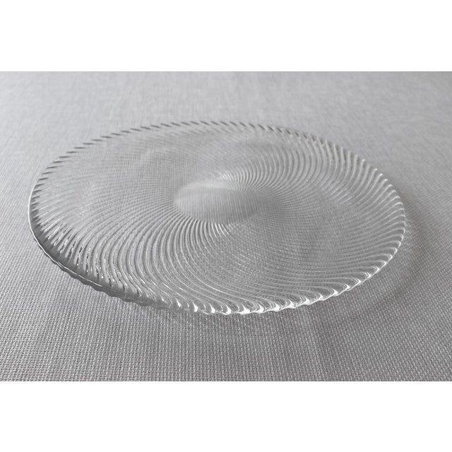 Gorgeous Tiffany crystal serving dish, perfect for serving cookies or biscuits at with tea or coffee after dinner.