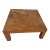 Burl Walnut Patchwork Coffee Table in the Style of Paul Evans, Circa 1950s For Sale