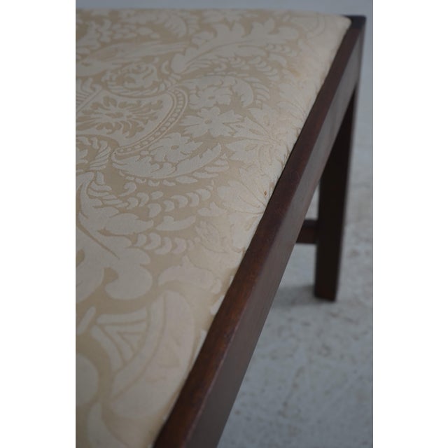 Pair Dennis Bork Williamsburg Style Mahogany Chairs For Sale - Image 16 of 18