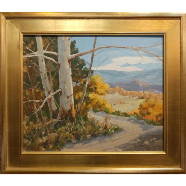 Victor Matson -Sycamore Trees-Beautiful California Plein-Air Landscape-Oil painting Oil painting on canvas -Signed Frame...