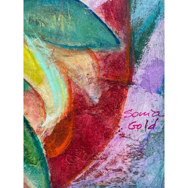 This beautiful vibrant painting titled " Celebrating Spring" is not a depiction of landscape, but an immersion into the...