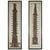 A stunning pair of absolutely massive engravings on canvas of the italian trajan column and one other roman column circa...