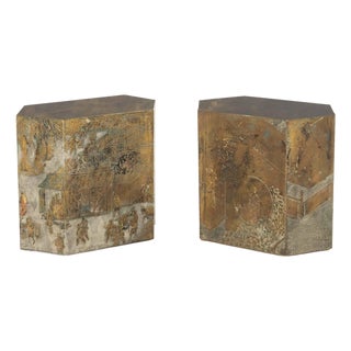 Philip & Kelvin LaVerne "Chan" Side Tables, Pair For Sale
