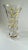 Large Bohemia Clear Crystal Vase with frosted gold and silver leaf pattern vase Please look carefully at the photos as...