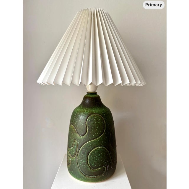 Vintage Danish Table Lamp by Birthe Sahl, 1970s For Sale - Image 4 of 9