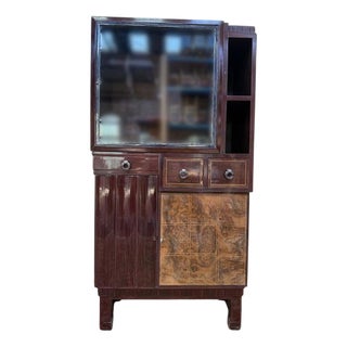 Small Art Deco Display Cabinet For Sale
