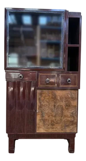Small Art Deco Display Cabinet