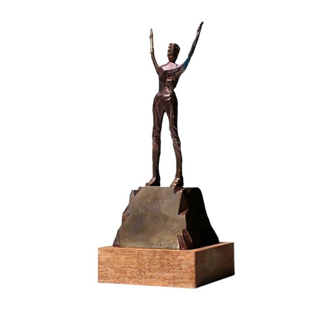 Bronze Sculpture by Mario Rossello, 1970s For Sale