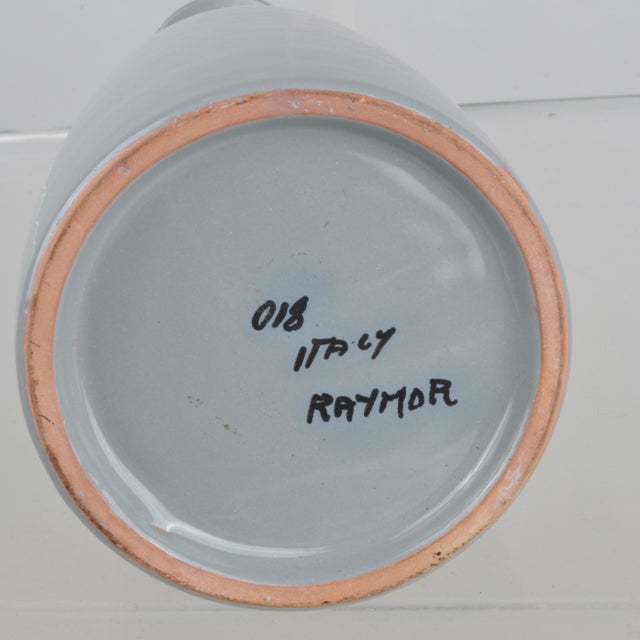 Sky Blue Raymor Vase, Italy 1960s For Sale - Image 8 of 9