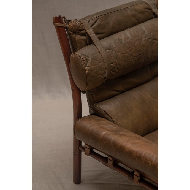 Set of Inca Easy Chair with Ottoman by Arne Norell, 1960s For Sale - Image 11 of 14