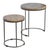 Industrial Solid Wood Nesting Stools (2 Pcs) For Sale - Image 4 of 8