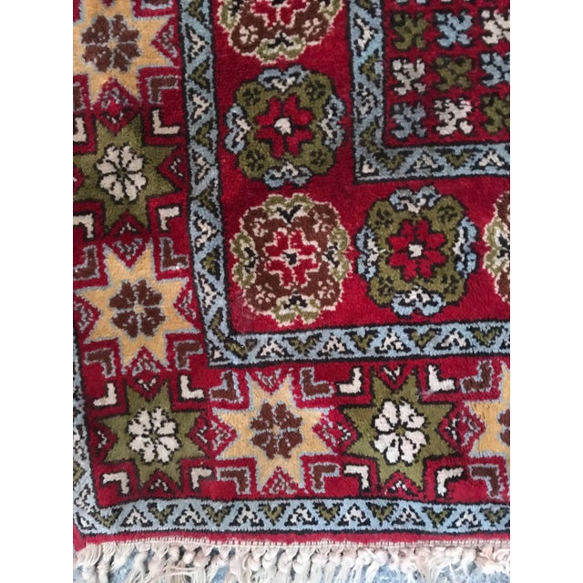 Vintage Hand-Knotted Moroccan Rabat For Sale - Image 11 of 13